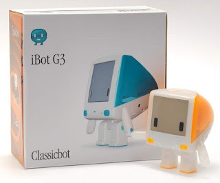 The IBOT G3 Computer PLASTIC TOY Classic Collectible Action Figure Tangerine BY CLASSICBOT