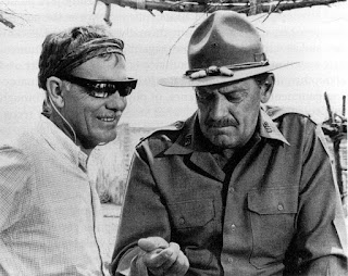 Sam Peckinpah y William Holden 