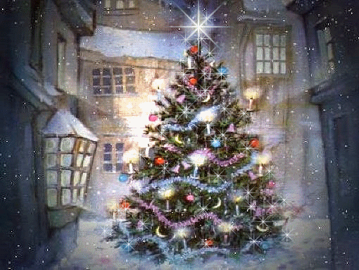 Download 80 Gambar Animasi  Pahon Hari Natal  Bergerak  Merry 