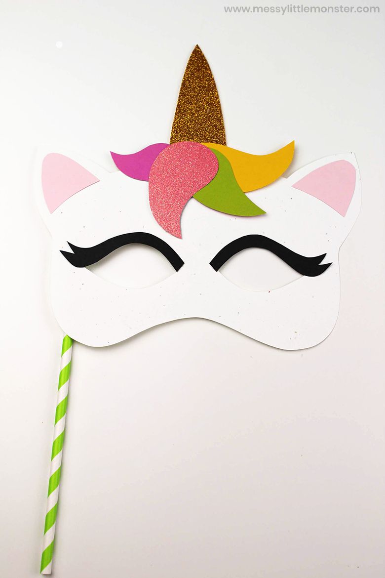 Unicorn Mask Craft for Kids