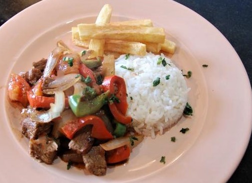 Peruvian lomo saltado recipe