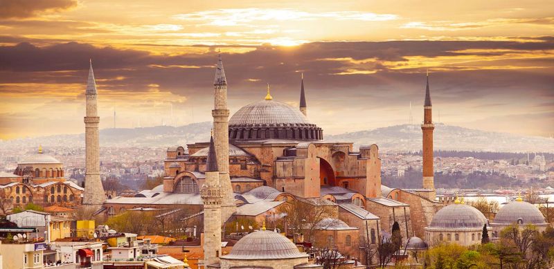 sejarah hagia sophia turki