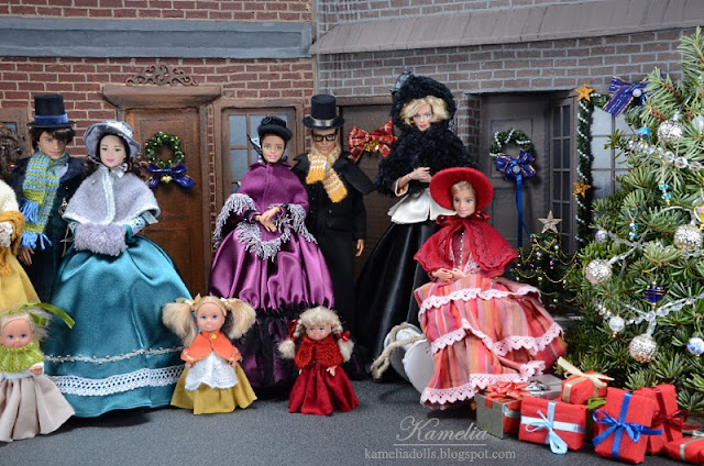 19th century gowns for Barbie dolls.