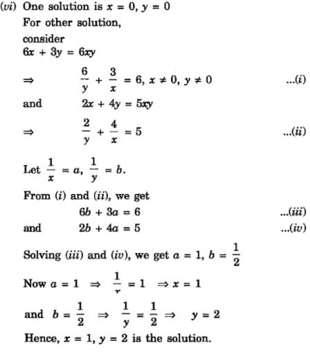 Ncert Solutions For Chapter 3 Pair Of Linear Equations In Two Variables Class 10 Maths