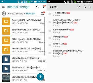 Cara Menyembunyikan Folder file data / video RAHASIA di Android Tanpa Aplikasi