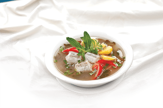 Canh cá khoai lá giang