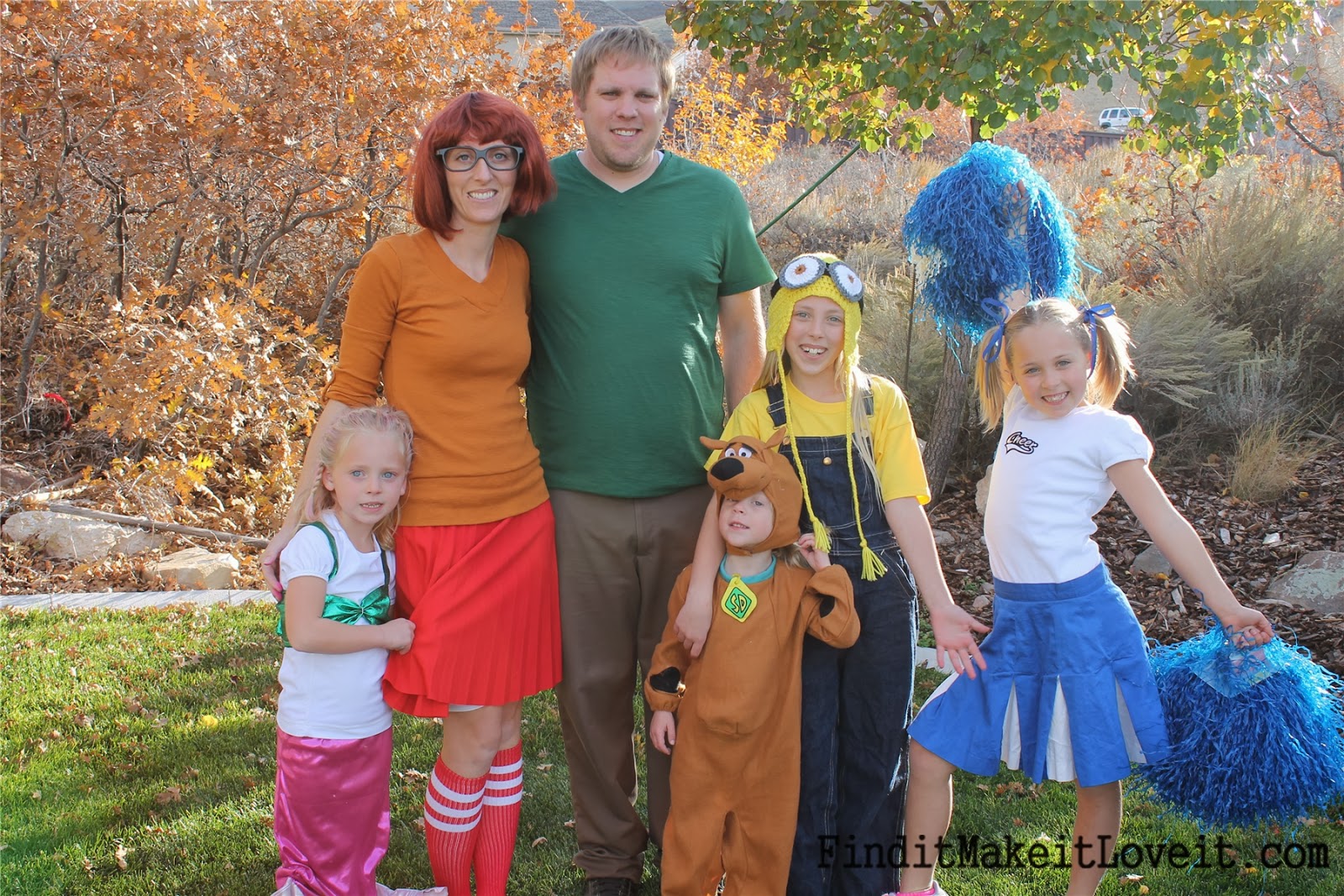 DIY Costumes-Minion, Bride of Frankenstein, Scooby doo gang - Find it, Make it, Love it