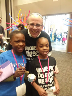 Derrick poses with Dr. Senders and his friend Tyshon