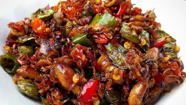 sambal goreng kentang, resep sambal goreng kentang, sambal ayam geprek