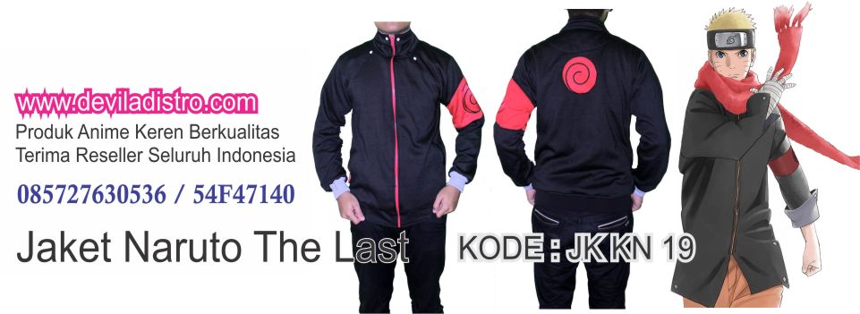 Jual Jaket Yondaime Hokage: Jual Jaket Naruto THe Last