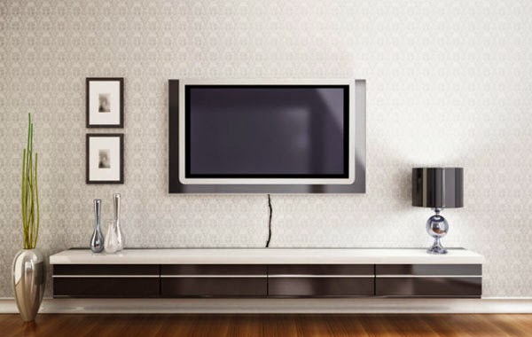 5 Different Types of TV Wall Mount - flat mount