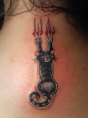 tattoo design ideas. cat tattoo design ideas.