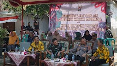 Dandim Pekalongan Ikuti Vicon Peresmian 2664 Titik Air Dengan Kasad di Karanganyar Pekalongan