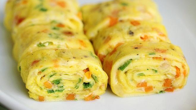 Resep Telur Gulung Omelet Sosis | Resep Masakan