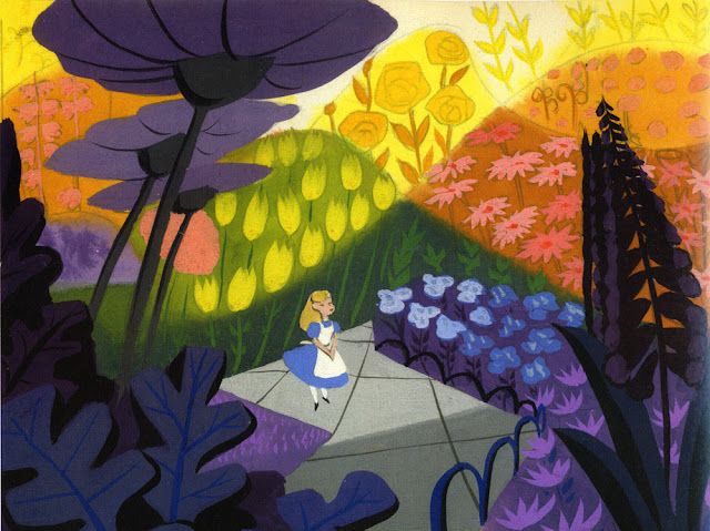 Mary Blair concept art for Disney's Alice in Wonderland
