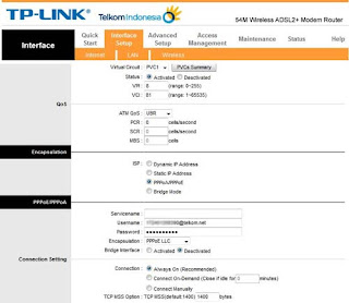 Cara setting modem speedy TP Link