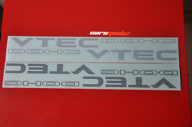 Honda Civic EG/EK | DOHC VTEC decals
