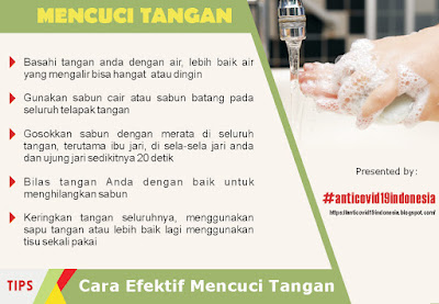 cara, mencuci tangan, benar, efektif