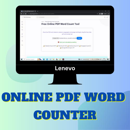 online free Pdf Word Count tool