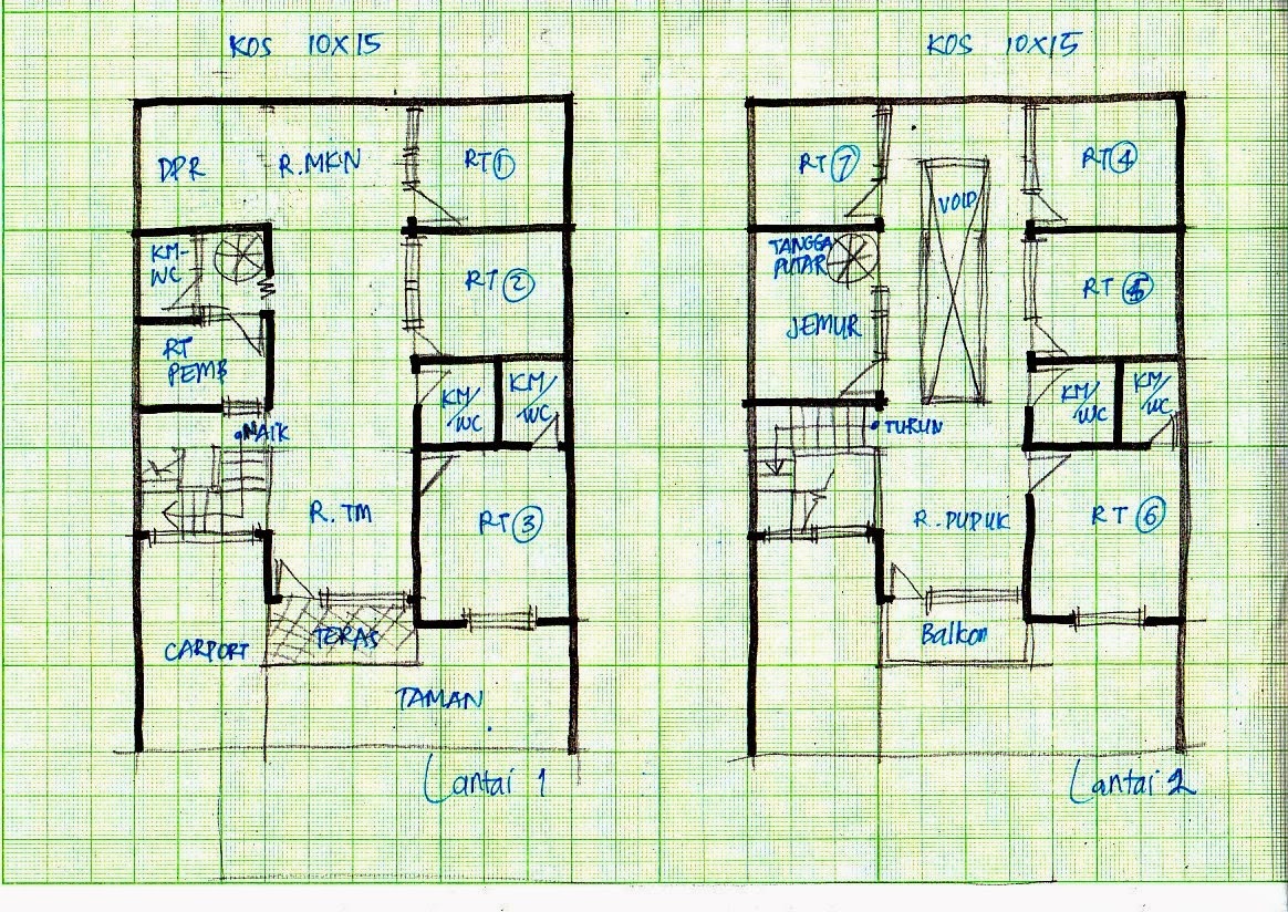  Desain  Rumah  Minimalis 2  Lantai  Ukuran  10X15 Foto Desain  