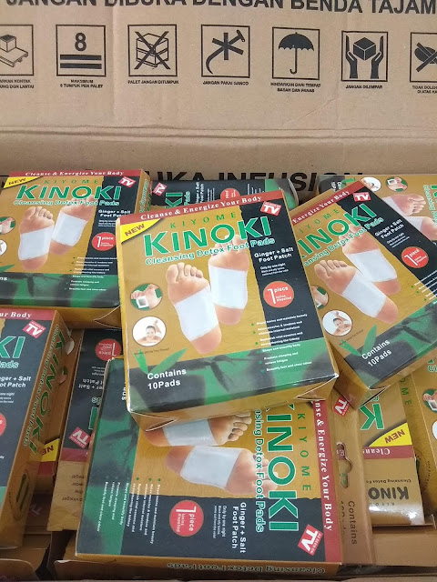 Agen Kiyome Kinoki Gold Cleansing Detox Bamboo Foot Patch Area Padang Sumatera Barat