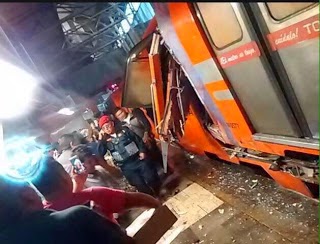 Pánico, terror, angustia y desesperación en el Metro de la CDMX tras choque de dos trenes