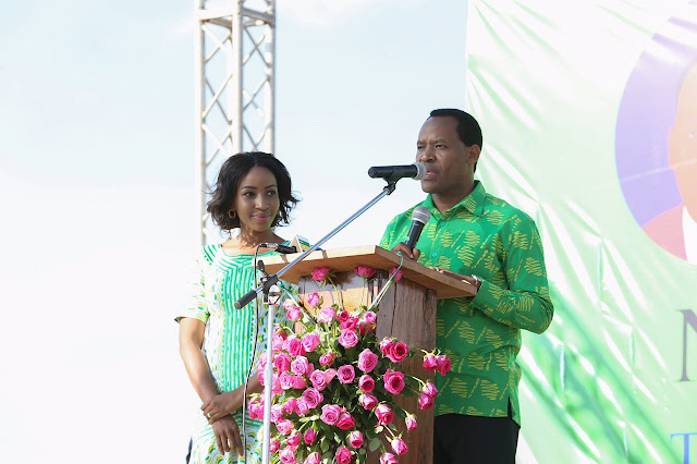 Razaro Nyarandu and Wife Faraja Kota Nyarandu