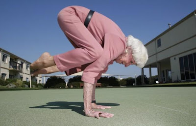 The yoga supergran who can still assume the lotus position at the age of 83 Seen On www.coolpicturegallery.net