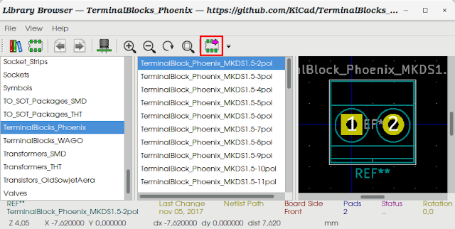 Selectare amprente de circuit din browser