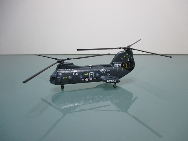 1/144 Boeing CH-46 Sea Knight diecast metal aircraft miniature