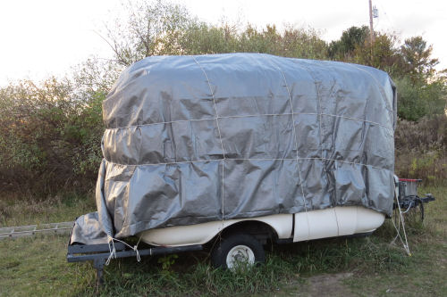 covered trailer