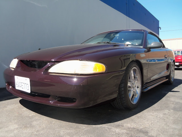 Mustang Convertible with new auto paint from Almost Everything Auto Body