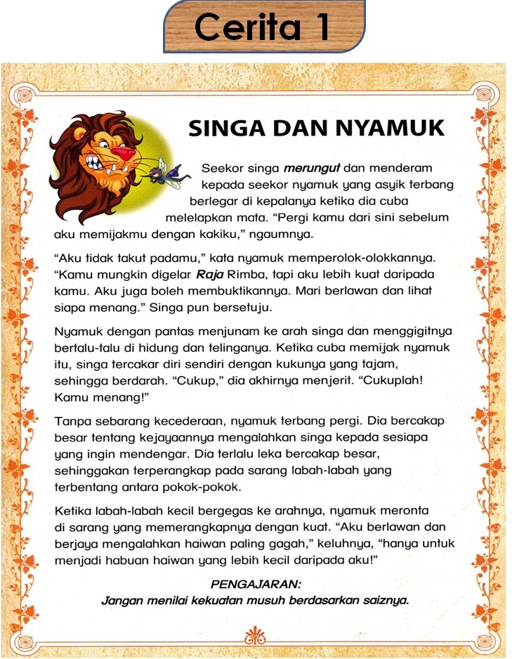 Bahasa Melayu Tahun 6 Related Keywords - Bahasa Melayu 