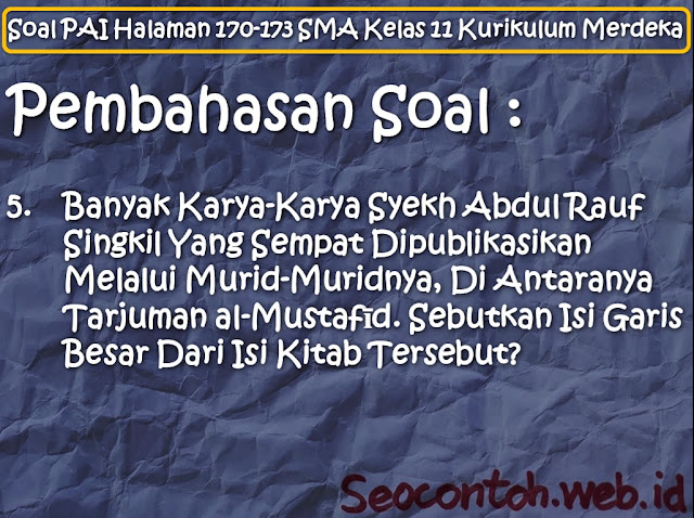 Syekh Nuruddin awalnya belajar bahasa Melayu di Aceh lalu memperdalam ilmu agamanya saat beribadah haji ke Makkah, Syekh Abdus Samad termasuk pengarang yang produktif Sebutkan kedua karyanya yang terkenal, Syekh Yusuf pada tahun 1644 menunaikan ibadah haji dan tinggal di Makkah untuk beberapa lama lalu belajar kepada ulama-ulama terkemuka di berbagai negara, Ulama Indonesia ini pernah diundang untuk presentasi di hadapan para ulama Universitas Al-Azhar Kairo Mesir, Saat jayanya kerajaan Islam peran ulama sangat menonjol sebagai bagian dari pejabat elite Adapun perannya yang paling penting adalah