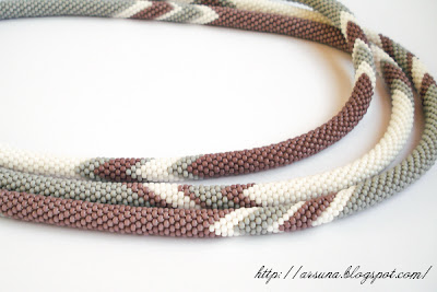 Beaded rope crochet