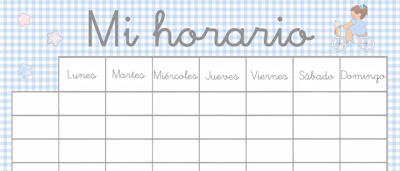 NUEVOS HORARIOS ESCOLARES PARA IMPRIMIR