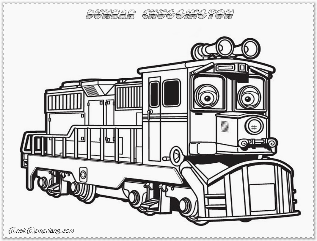 Mewarnai Kereta Chuggington - Anak Cemerlang