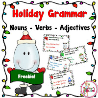  holiday grammar task cards