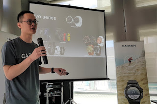 Chuang positions the new smartwatch within the extended  Garmin vivo family.