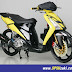 Stiker Motor Vario 125 Pgm Fi Warna Oranye Striping Modifikasi Vario