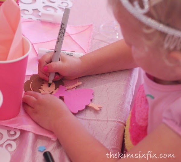 Princess birthday craft