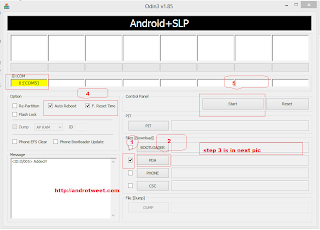 how to use odin for pc to flash root package