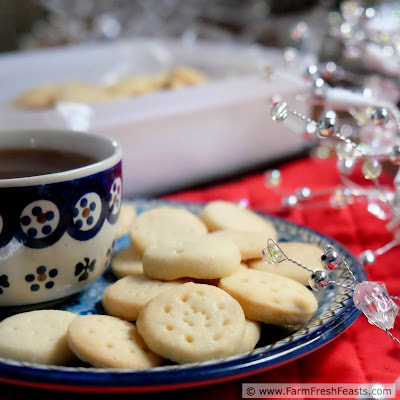 A recipe for Scottish shortbread made the way my Scottish grandma made it--4 simple ingredients, small pieces, and plenty of time to ripen before serving. This is the ultimate make ahead Christmas cookie.