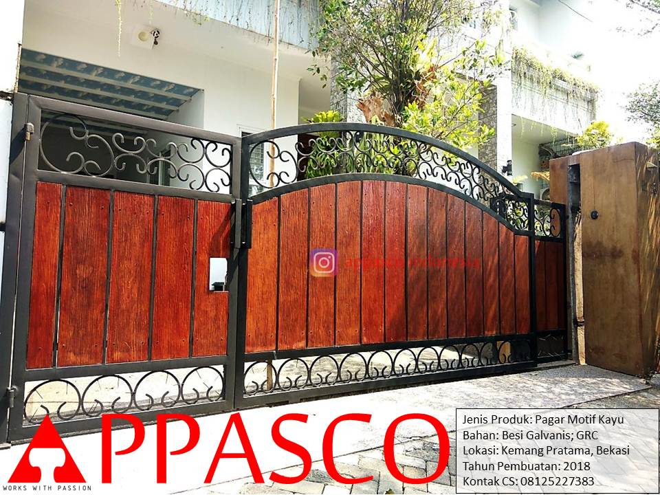  Pintu Teralis Besi Beton di Taman Pagelaran Bogor Jual 