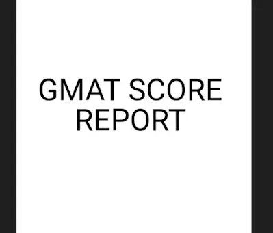 GMAT enhanced score samples and report