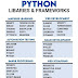 Python libraries and frameworks