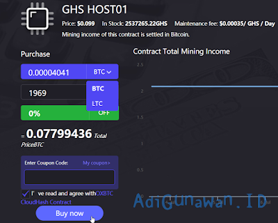 Sewa Perangkat mining Bitcoin OXBTC