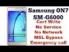 G6000 Clean Cert for Samsung Galaxy On7 FREE FILE HERE