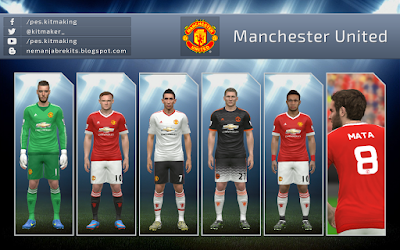 PES 2015 Manchester United 2015/16 GDB v1 by Nemanja