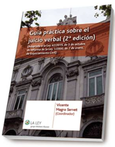 Guía práctica sobre el Juicio Verbal 2ª Ed. Disponible en Libreria Cilsa de Alicante.
